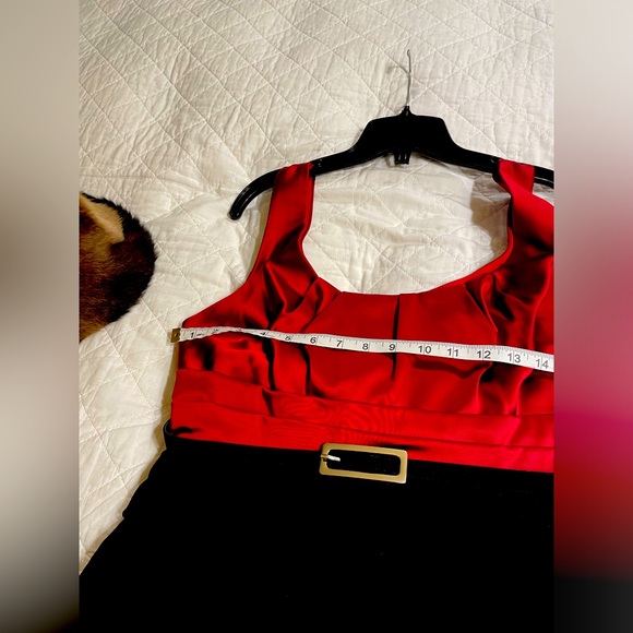 Women’s Red & Black Dress. Size XLG - Picture 6 of 8